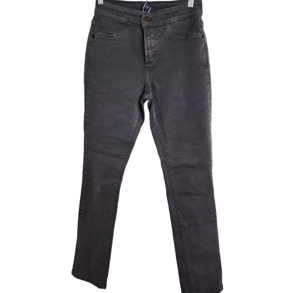 NYDJ Pants - NYDJ Leggings / Gray Stretch Slimming Lift Tuck Denim Skinny Jeans Size 2